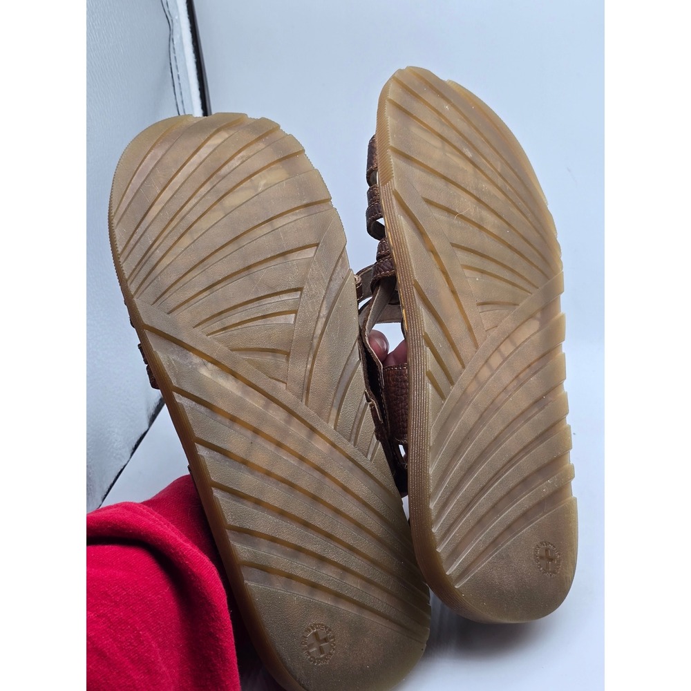 Vintage Y2K Dr. Martens Lula Fisherman Sandals Brown Leather Mens 11 Rare Chunky - Picture 10 of 12